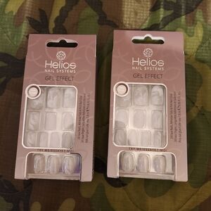 Helios Nail Systems Press on Nails Gel Effect--NIB